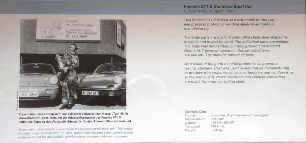 The Poster of Porsche 911 S Stainless Steel Car