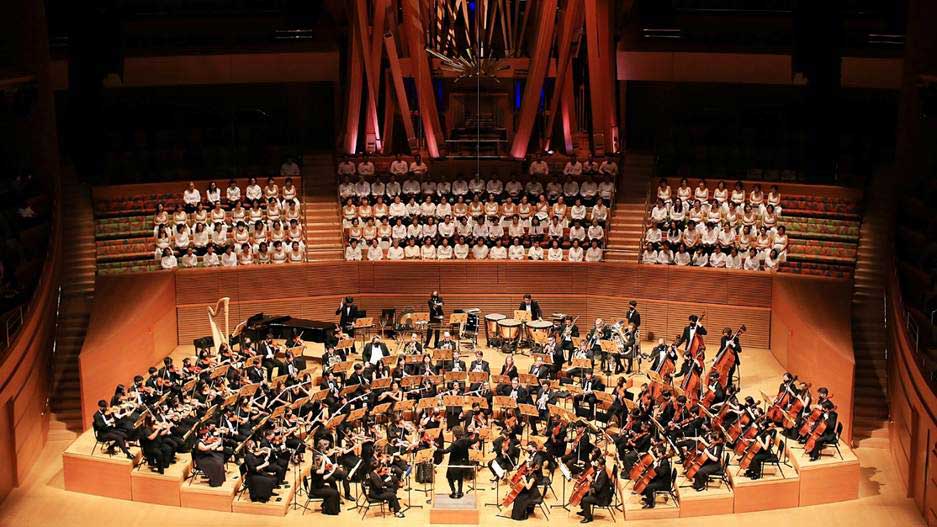 The Interior of Music Center's Walt Disney Concert Hall (The Music Center 2025)