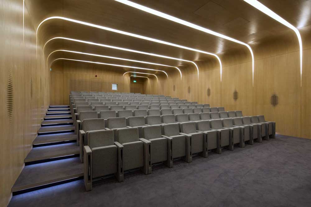 Investcorp Building Underground Lecture Theater (Photography @ Luke Hayes)