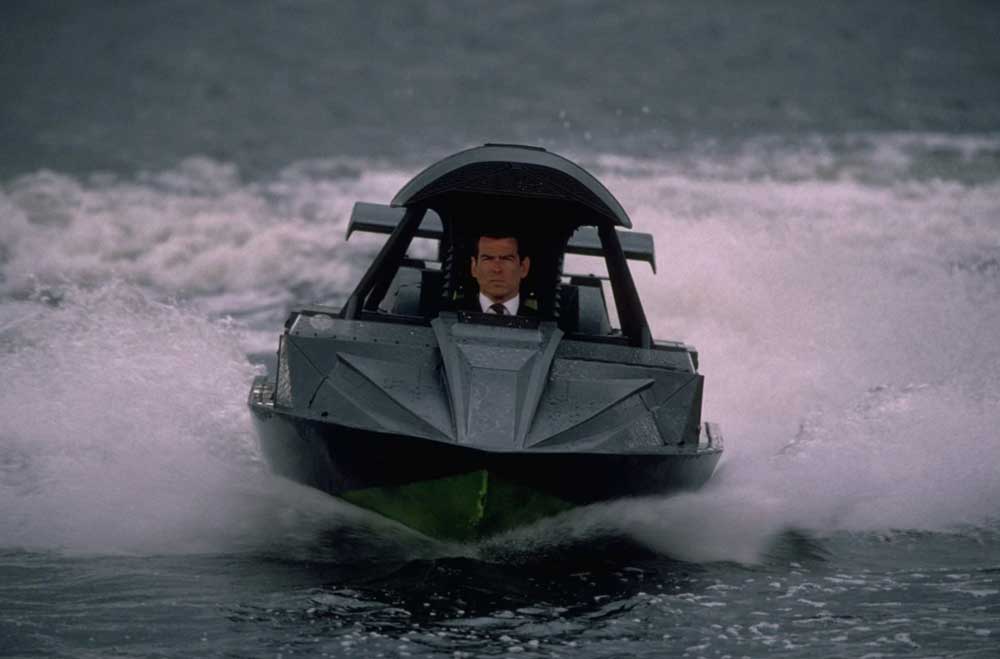 A Scene from James Bond Movie, The World Is Not Enough -1999