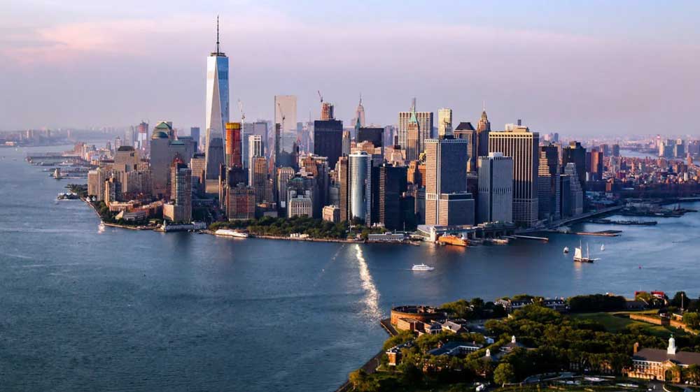 The Unique Shape of One World Trade Center Resulted from the Shifting Geometry (Image Courtesy Encyclopædia Britannica 2025)