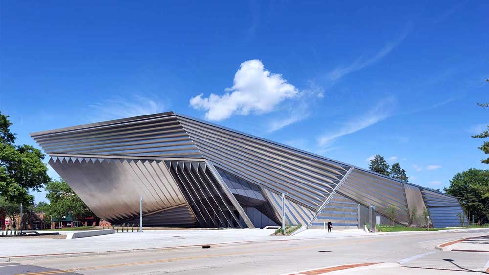 Eli & Edythe Broad Art Museum on Michigan State University Campus (Photo Courtesy of Turner Brooks 2018)