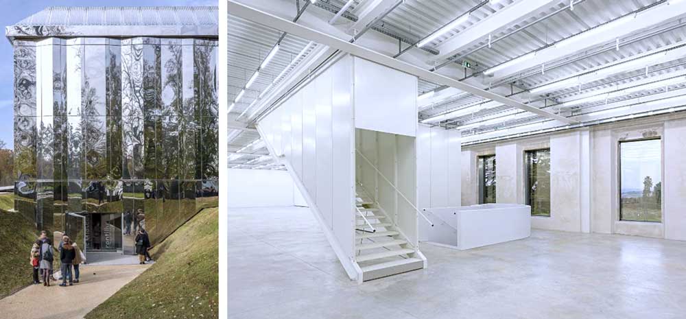 The Gate and Redesigned Interior Space for FRAC Ile-de-France Arts Centre (Photo Courtesy of Anna Yudina & Wallpaper 2022)