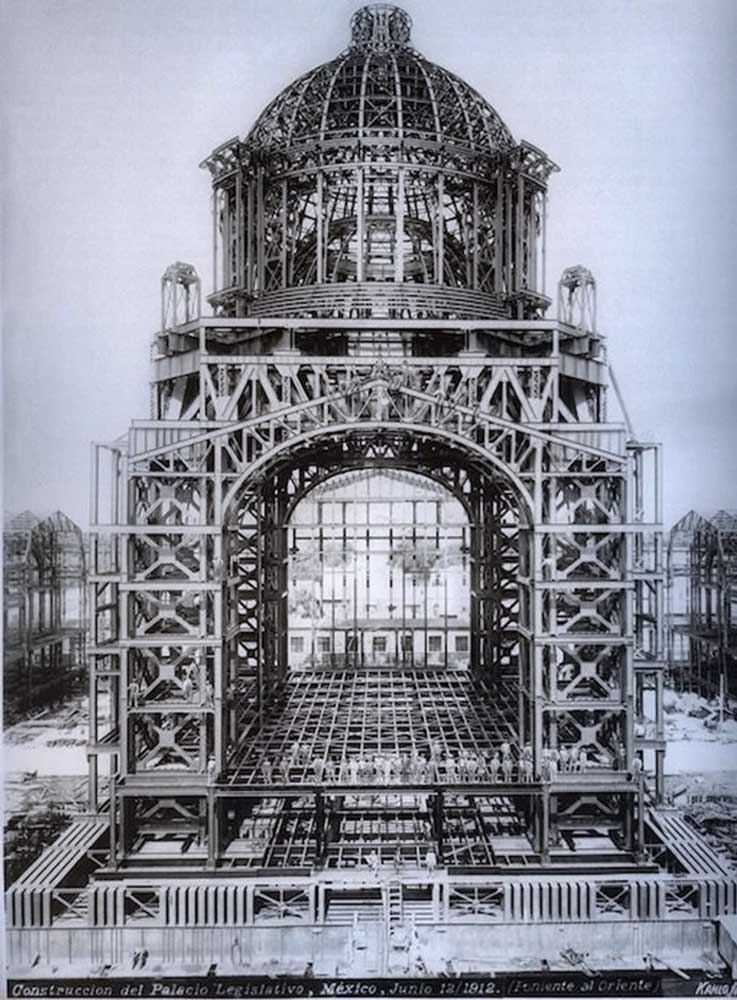 The Original Structure being Built for the Planned Palacio Legislativo Federal (Photo Courtesy of THE NOT SO INNOVENTS ABROAD 2021)