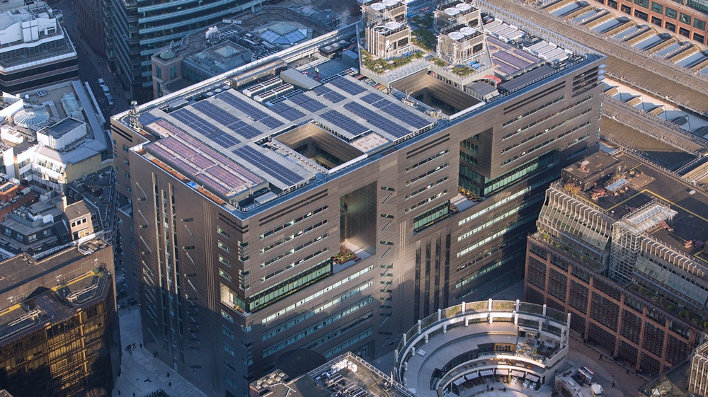 5 Broadgate, London, UK Looks Like a Giant Metal Engine Block (Photo Courtesy of MACE Group 2026)