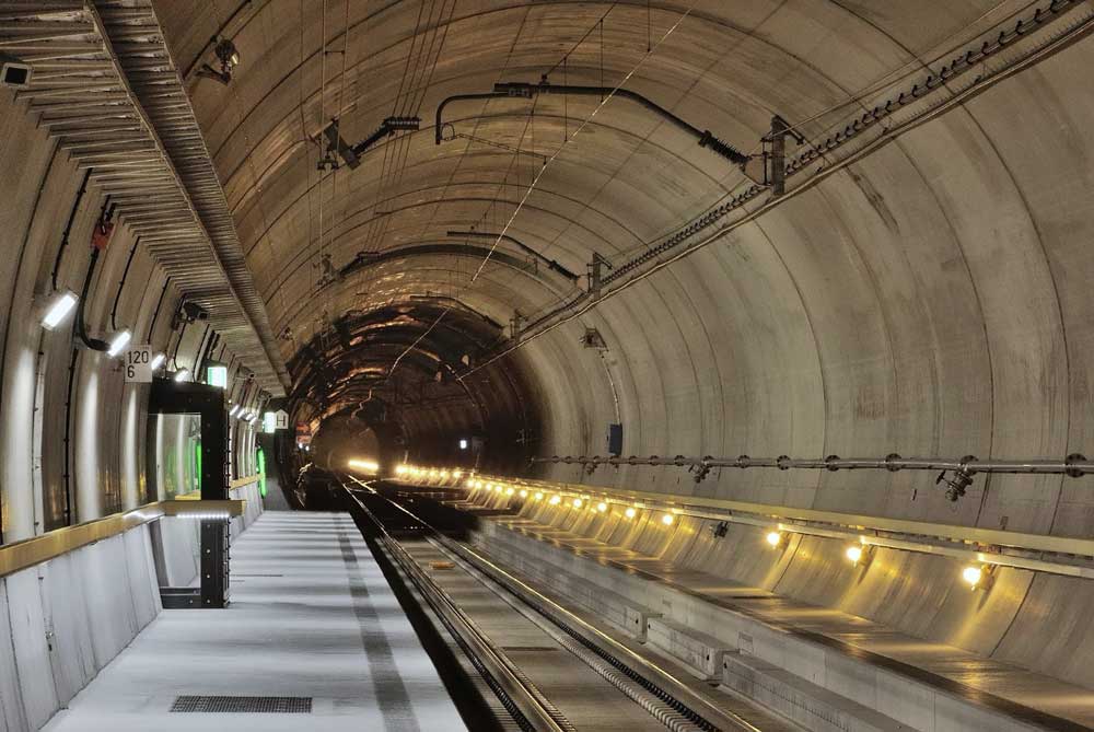 Gotthard Base Tunnel, the Longest All over the World (Photo Courtesy of Silicon UK Daily 2019)