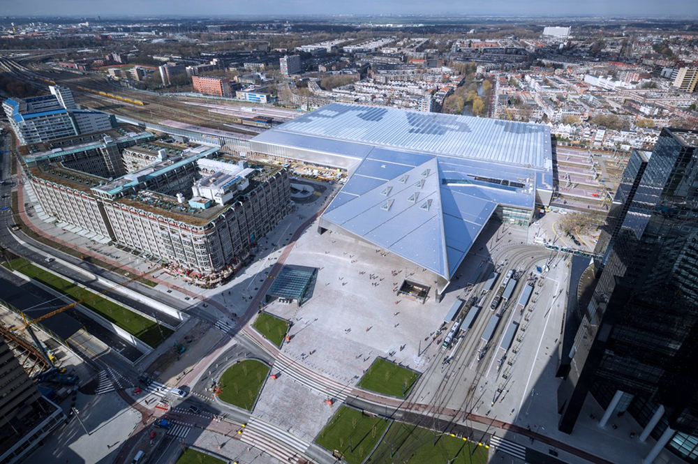 The Design of Rotterdam Central Station under One Grand Canopy (Photo Courtesy of MVSA 2026)
