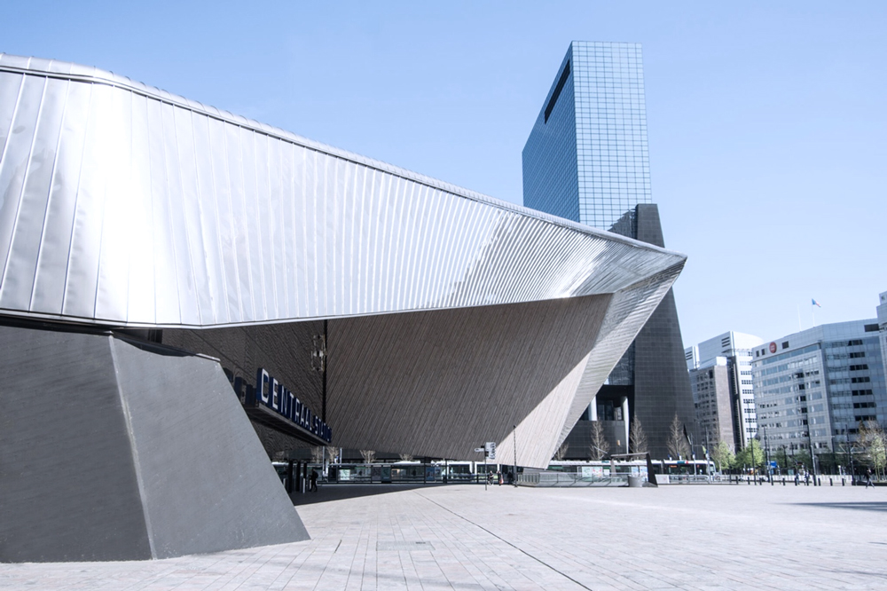 316L 2B Finish Stainless Steel Applied in Rotterdam Central Station (Photo Courtesy of SBE 2026)