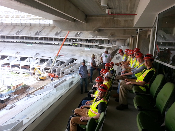 Allianz Parque Under Construction  (Photo Courtesy of Allen Chang & University of Illinois Board of Trustees 2026)