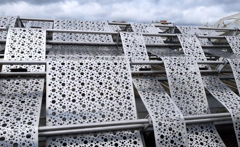 Type 444 Stainless Steel Tubes and Perforated Sheets Applied to Allianz Parque (Photo Courtesy of Civil Construction Journal 2024)