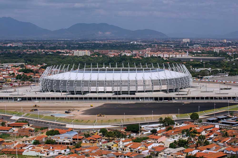 The Castelão Arena After Renovation (2011-2012) (Photo Courtesy of Leonardo Finotti & Domusweb 2014)