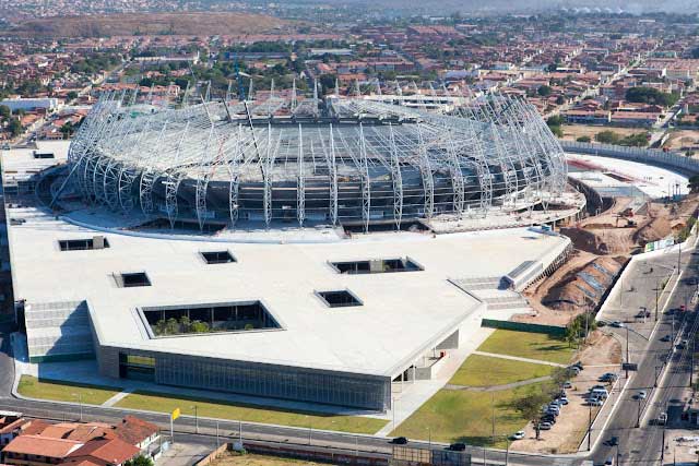 The Castelão Arena Under Construction in September 2012 (Photo Courtesy of Redecol Brasil 2008-2023)