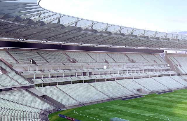 Castelão Arena, only 10 Meters between the Public and the Players (Photo Courtesy of Redecol Brasil 2008-2023)