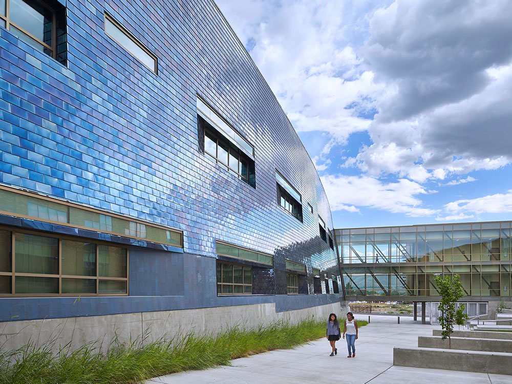 Stainless Steel Applied to Eisenhower High School (Photo Courtesy of Berger2026)