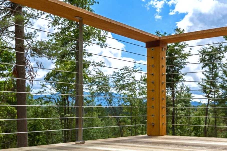 Stainless Steel Cables Applied as Railings on Balconies (Photo Courtesy of StairSuppliesTM 2026)