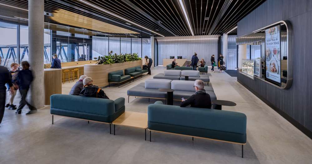 The Passenger Lounge of Queenscliff Ferry Terminal (Photo Courtesy of Australian Institute of Architects 2026)