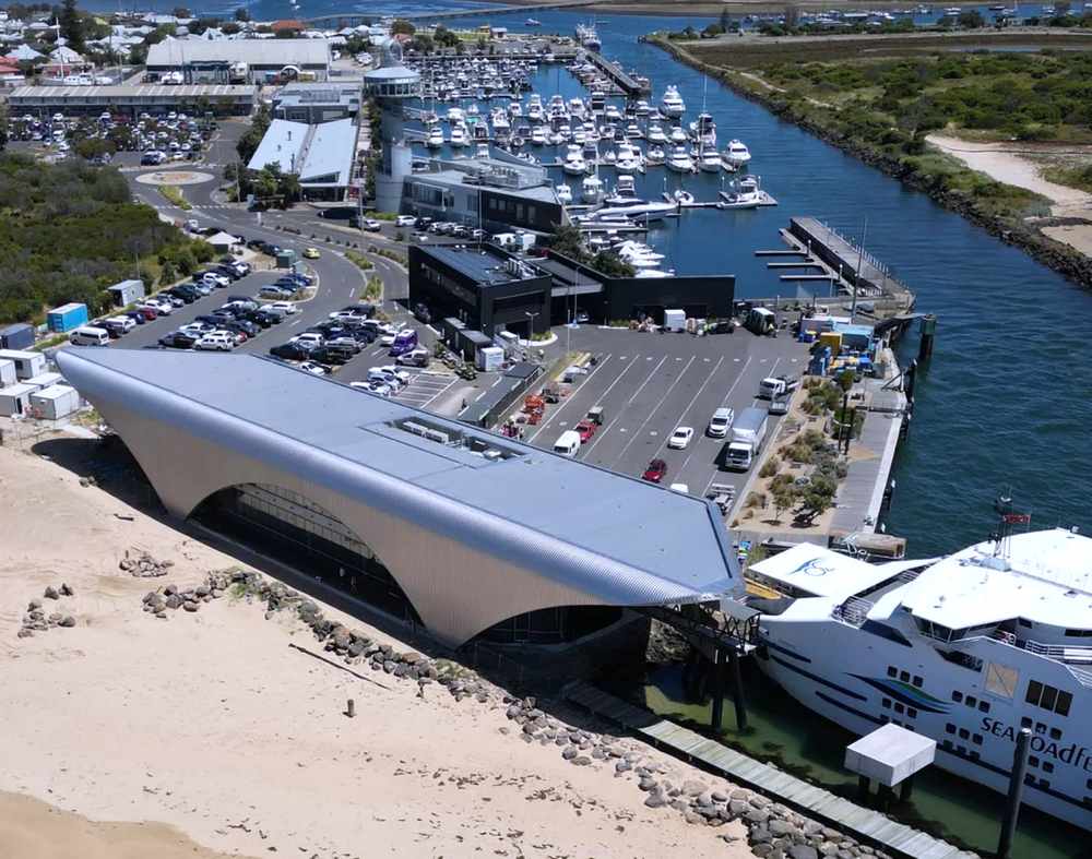 The Newly Built Queenscliff Ferry Terminal (Photo Courtesy of Signal & Hobbs 2026)