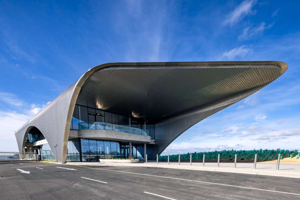 445M2 Stainless Steel Sheets Applied to Queenscliff Ferry Terminal (Photo Courtesy of Department of Jobs, Skills, Industry and Regions, Victoria State Government 2026)