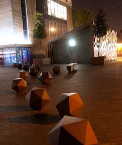 A Carpet Ornamented with Jewels such as the Gem-like Bollards and the Bermondsey Bicycle Store (Photo Courtesy of Christian Taki et al. & Blogger 2010)