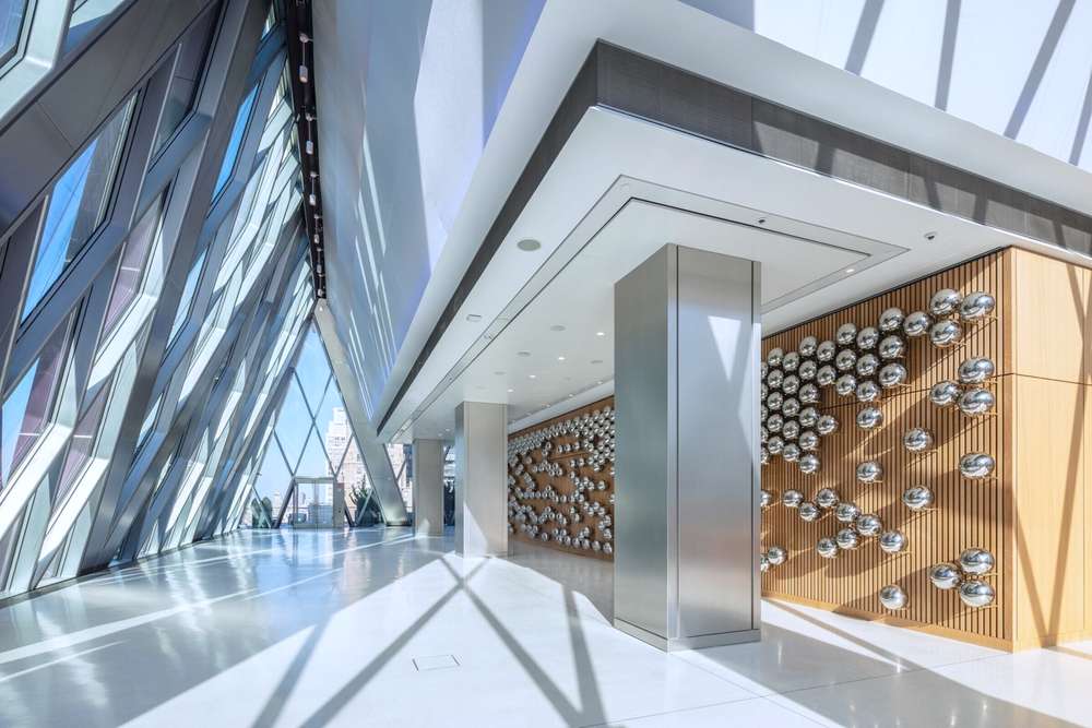 The Diamond-shaped Structure of 425 Park Avenue Made from 316L Stainless Steel (Photo Courtesy of Alan Schindler & Archello)